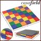 Casafield Play Mat, 58" x 58" Foldable Kids Activity Floor Mat for Infants and Toddlers, Large Padded Playmat, Assorted Colors